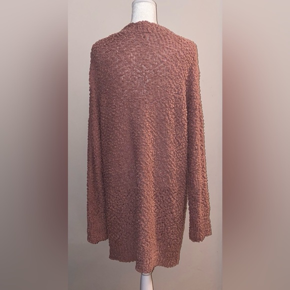 Oceanus Popcorn Knit Open Front Cardigan - Picture 4 of 11